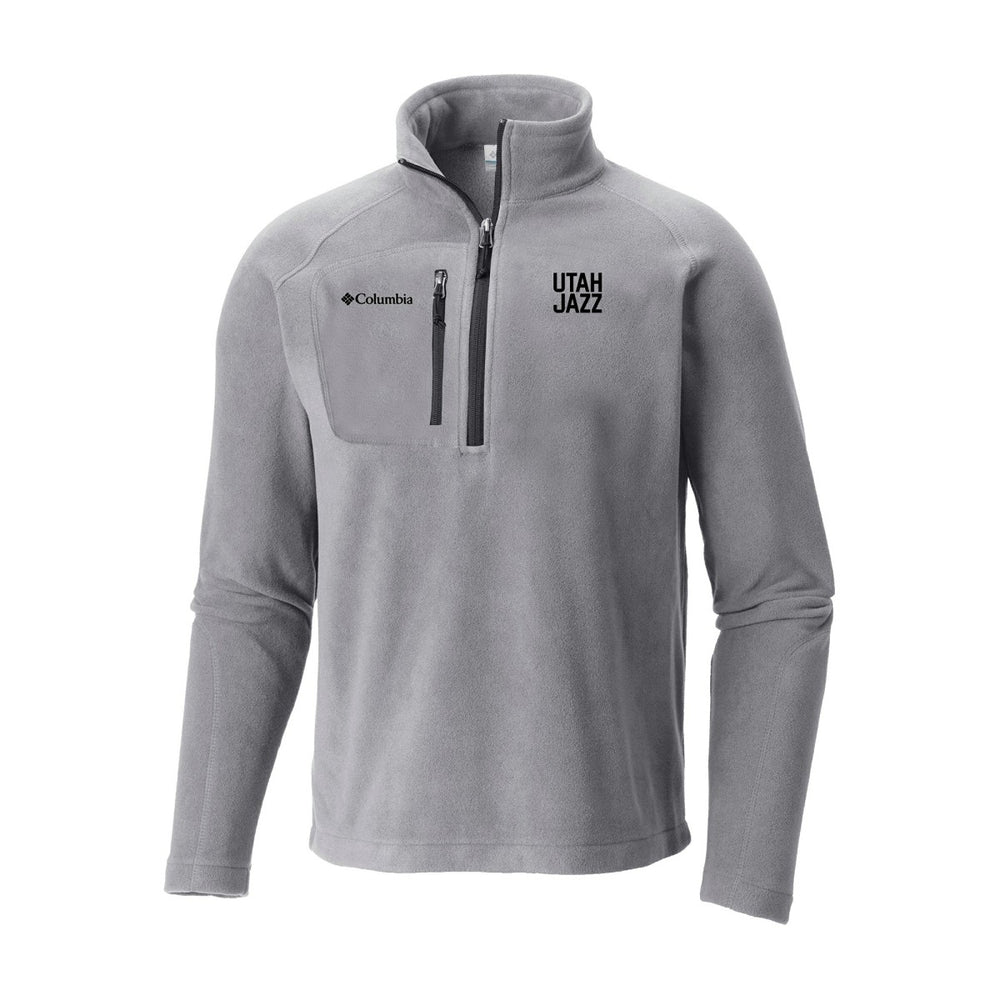 Utah Jazz Fast Trek III Half-Zip Fleece Pullover - Gray discount