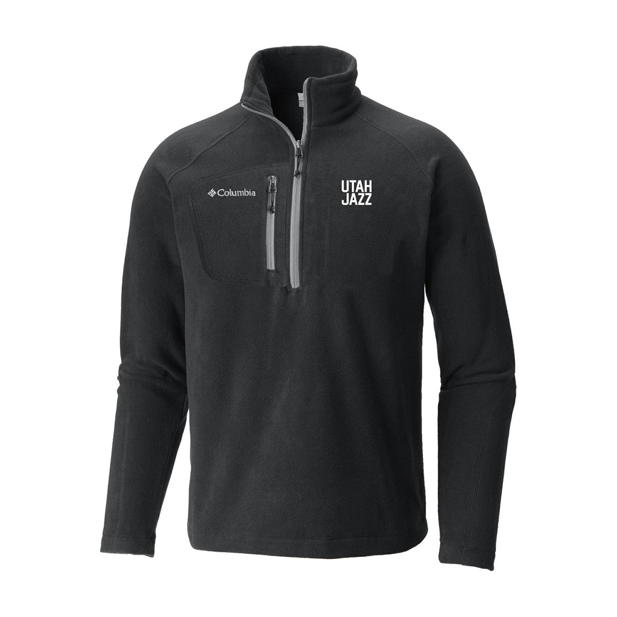 Utah Jazz Fast Trek III Half-Zip Fleece Pullover - Black for sale