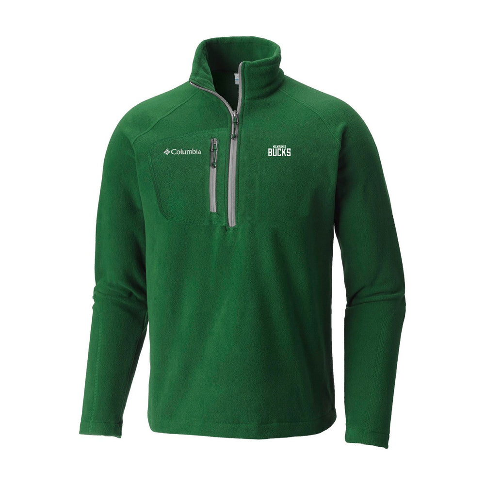 Milwaukee Bucks Fast Trek III Half-Zip Fleece Pullover - Green on sale