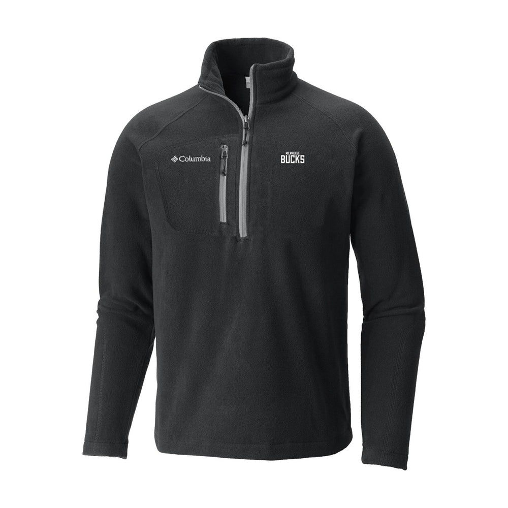 Milwaukee Bucks Fast Trek III Half-Zip Fleece Pullover - Black for sale
