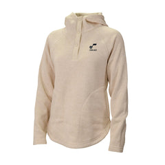 Utah Jazz Women's Sweater Weather Quarter-Snap Hoodie - Cream discount