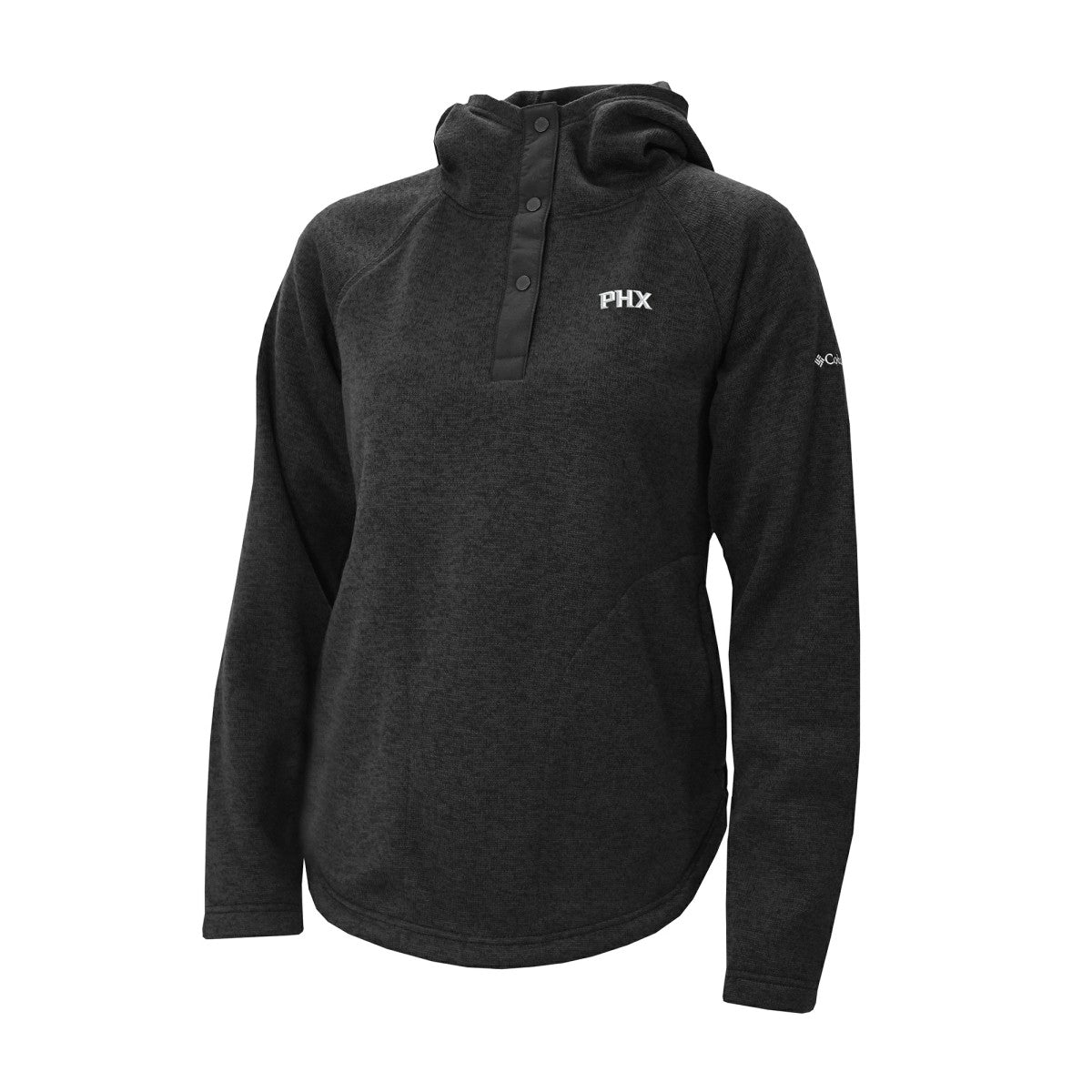 Phoenix Suns Women's Sweater Weather Quarter-Snap Hoodie - Black sale