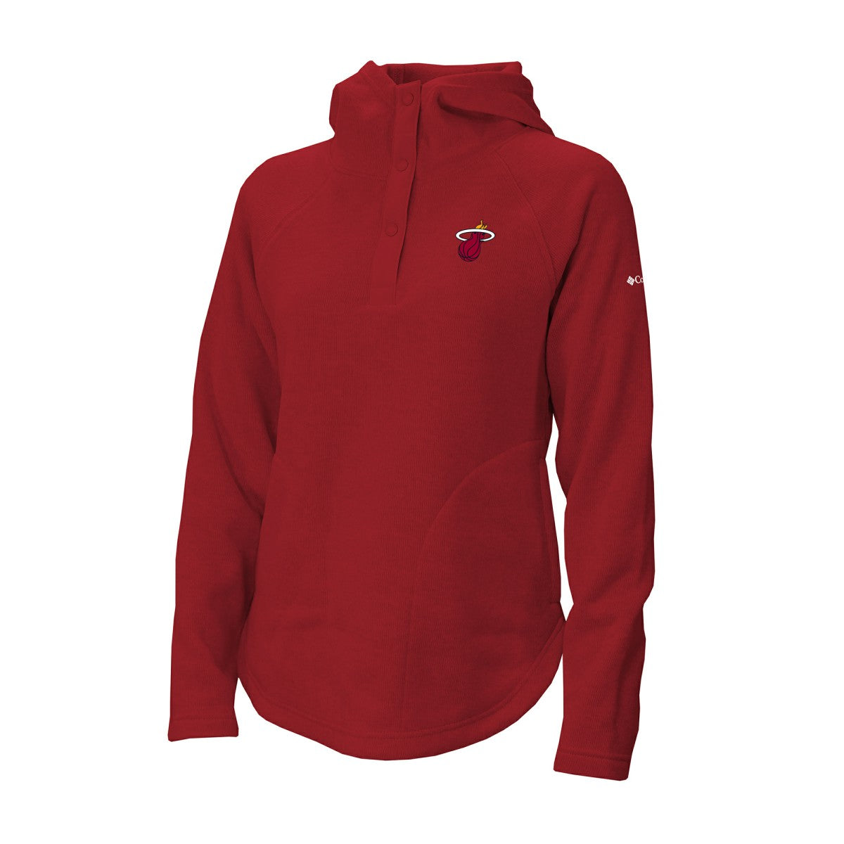 Miami Heat Women's Sweater Weather Quarter-Snap Hoodie - Red cheap