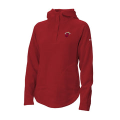 Miami Heat Women's Sweater Weather Quarter-Snap Hoodie - Red cheap