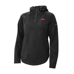 Miami Heat Women's Sweater Weather Quarter-Snap Hoodie - Black for sale