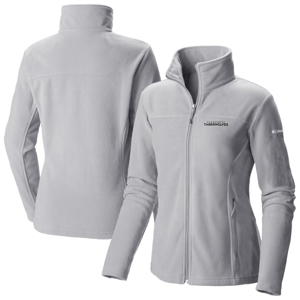 Minnesota Timberwolves Women's Give & Go II Fleece Full-Zip Jacket - Gray on sale