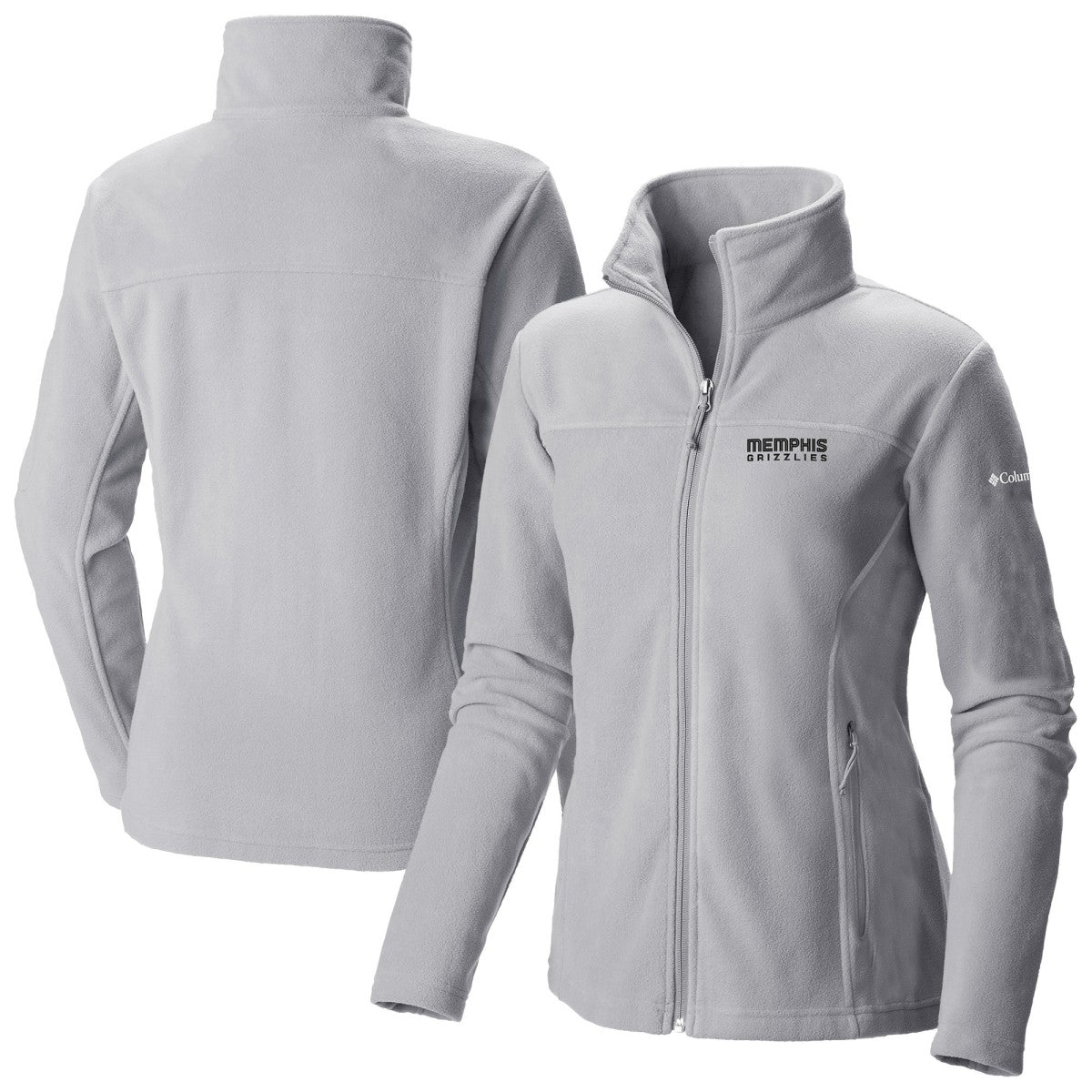 Memphis Grizzlies Women's Give & Go II Fleece Full-Zip Jacket - Gray online