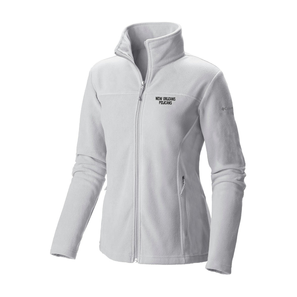New Orleans Pelicans Women's Give & Go II Fleece Full-Zip Jacket - White cheap