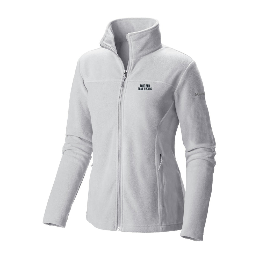 Portland Trail Blazers Women's Give & Go II Fleece Full-Zip Jacket - White discount