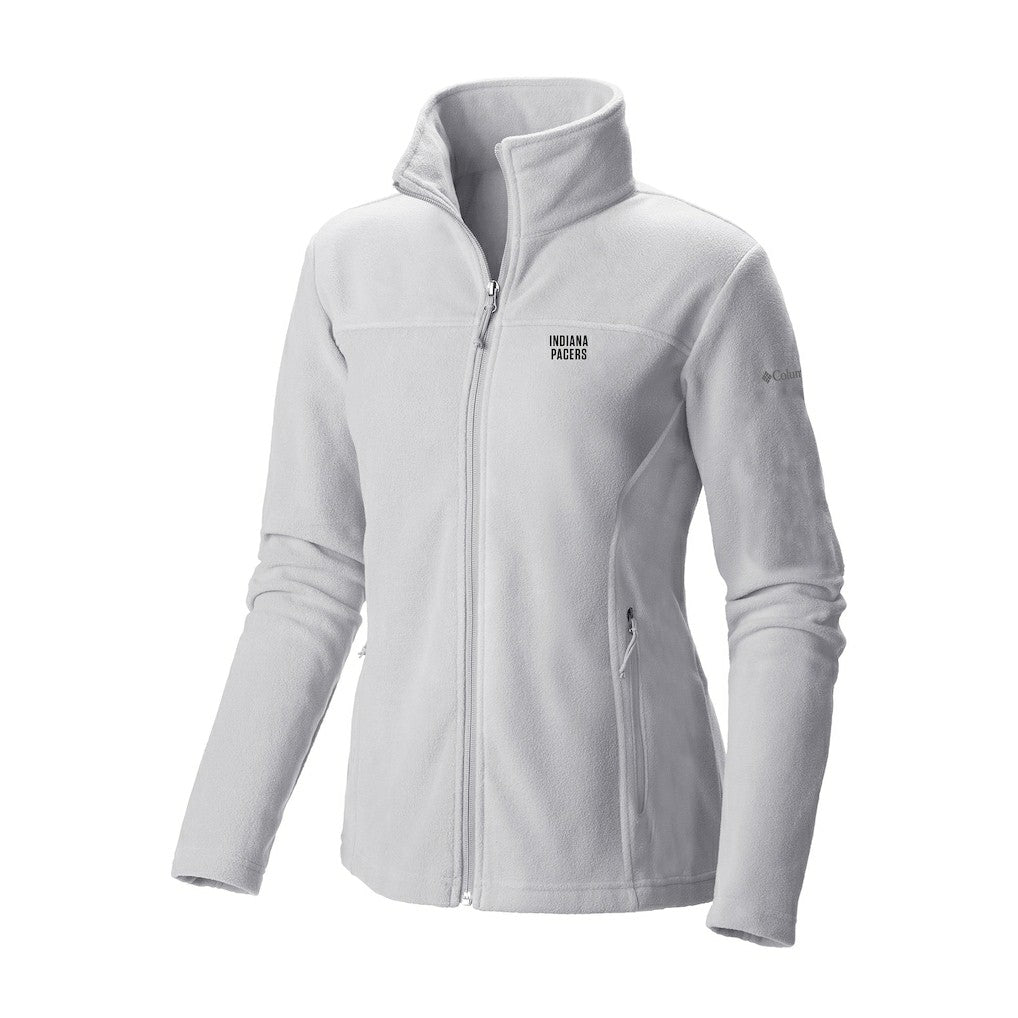 Indiana Pacers Women's Give & Go II Fleece Full-Zip Jacket - White shop