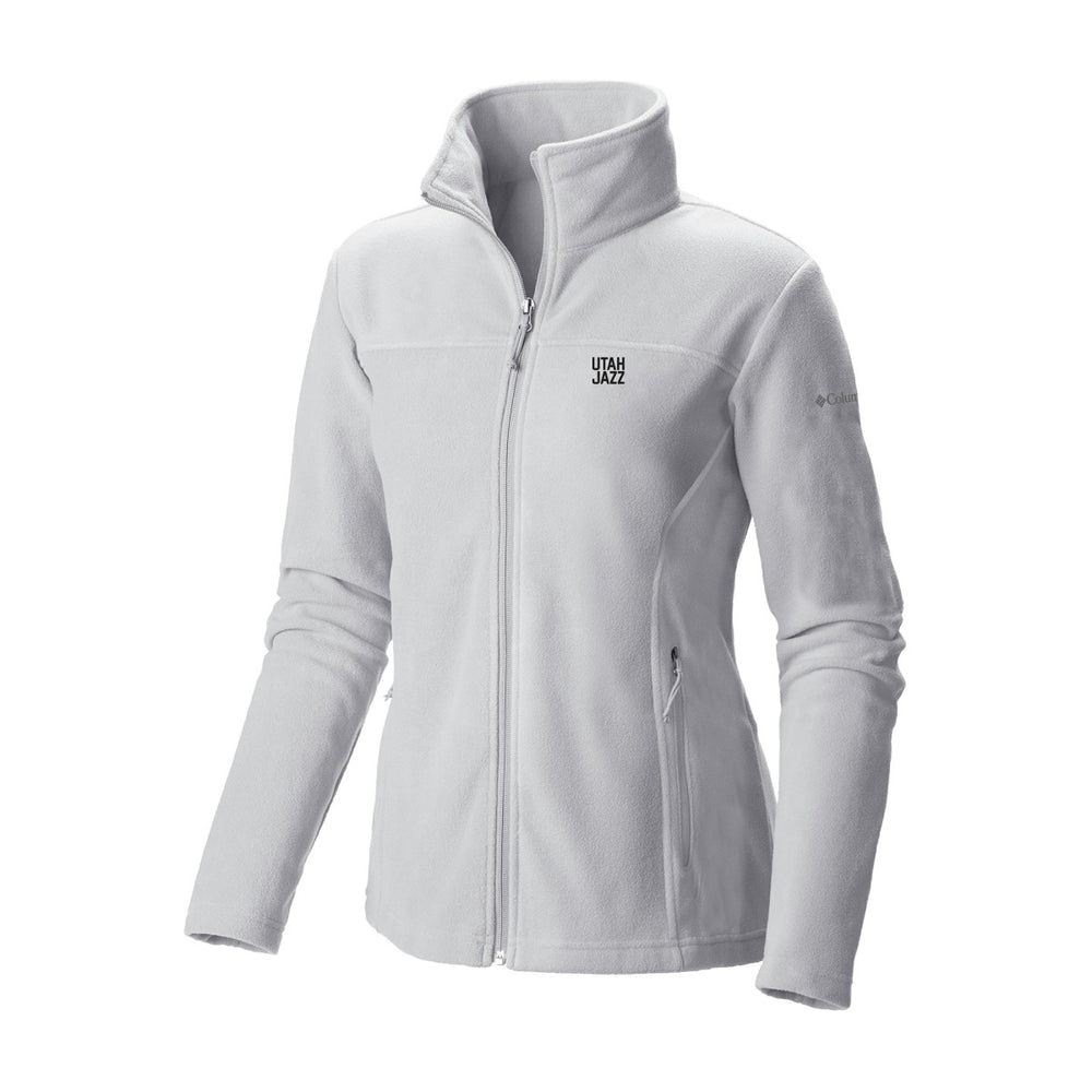 Utah Jazz Women's Give & Go II Fleece Full-Zip Jacket - White shop