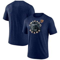 Chicago Bears Sporting Chance Tri-Blend T-Shirt - Navy cheap