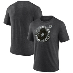 Las Vegas Raiders Sporting Chance Tri-Blend T-Shirt - Charcoal for sale