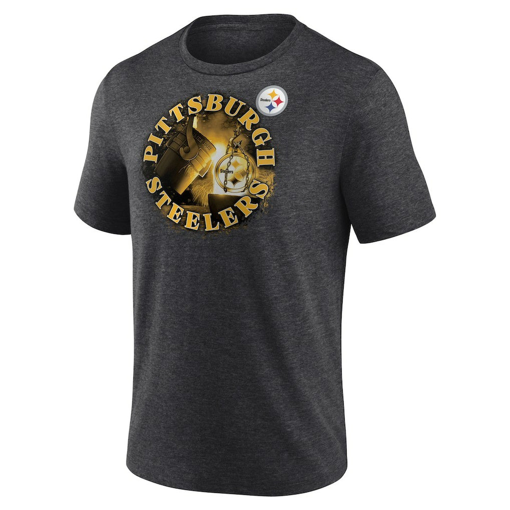 Pittsburgh Steelers Sporting Chance Tri-Blend T-Shirt - Charcoal outlet