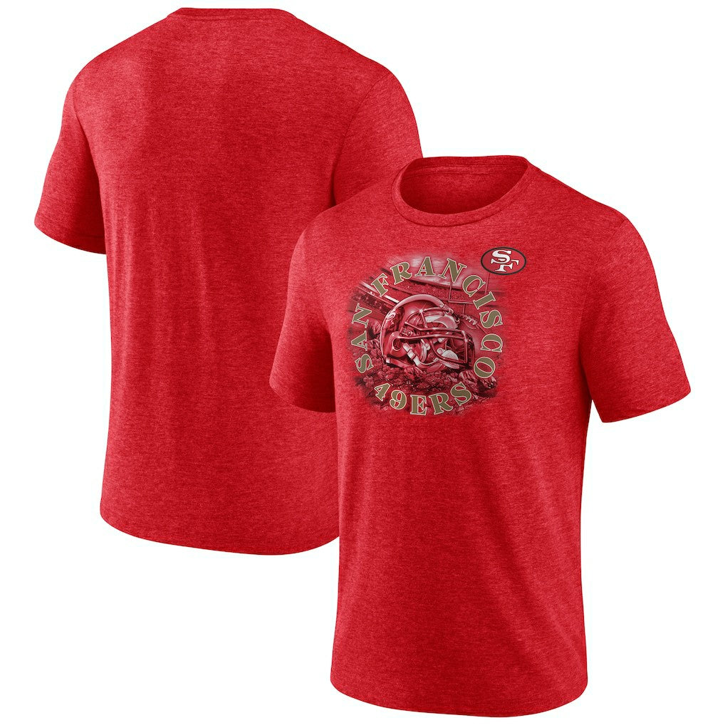 San Francisco 49ers Sporting Chance Tri-Blend T-Shirt - Scarlet for sale
