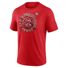San Francisco 49ers Sporting Chance Tri-Blend T-Shirt - Scarlet for sale