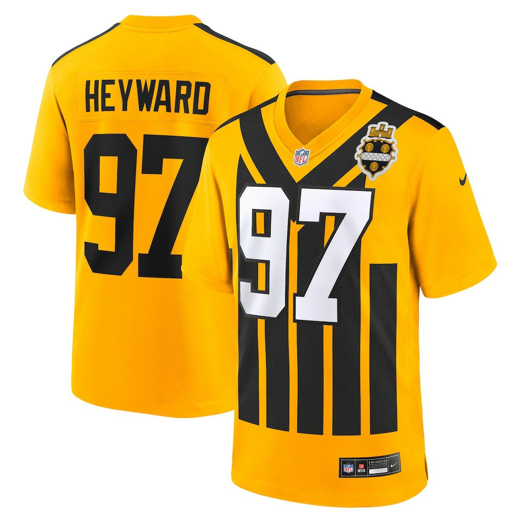 Cameron Heyward Pittsburgh Steelers Alternate 1933 Throwback Game Jersey - Gold for sale