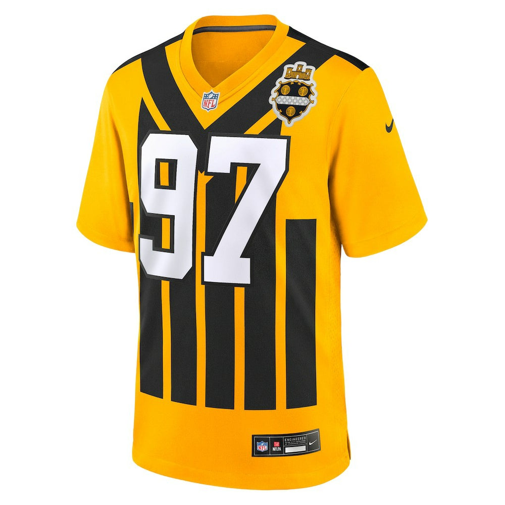 Cameron Heyward Pittsburgh Steelers Alternate 1933 Throwback Game Jersey - Gold for sale
