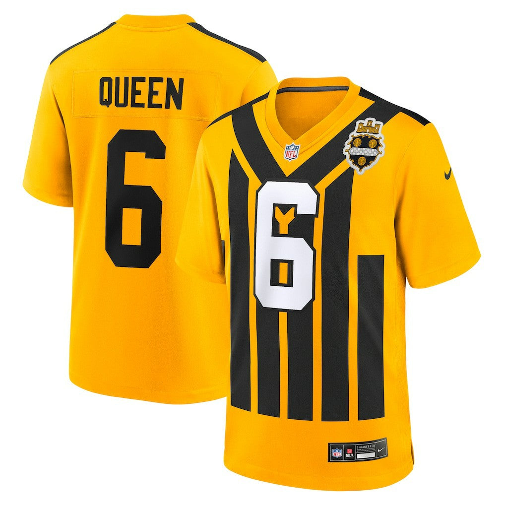 Patrick Queen Pittsburgh Steelers Alternate 1933 Throwback Game Jersey - Gold online