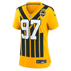Cameron Heyward Pittsburgh Steelers Women's Alternate 1933 Throwback Game Jersey - Gold cheap