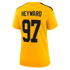 Cameron Heyward Pittsburgh Steelers Women's Alternate 1933 Throwback Game Jersey - Gold cheap