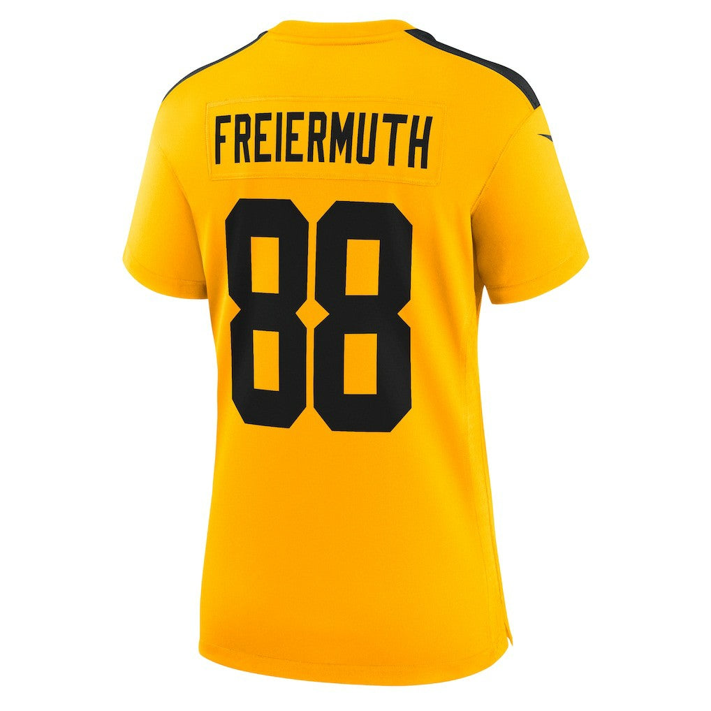 Pat Freiermuth Pittsburgh Steelers Women's Alternate 1933 Throwback Game Jersey - Gold discount