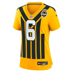 Patrick Queen Pittsburgh Steelers Women's Alternate 1933 Throwback Game Jersey - Gold on sale