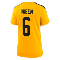 Patrick Queen Pittsburgh Steelers Women's Alternate 1933 Throwback Game Jersey - Gold on sale
