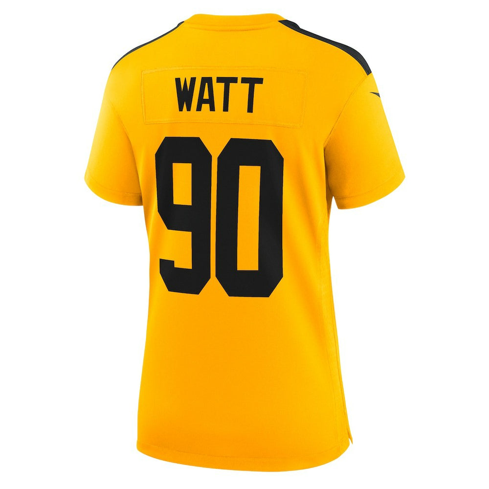 T.J. Watt Pittsburgh Steelers Women's Alternate 1933 Throwback Game Jersey - Gold sale