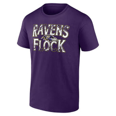 Baltimore Ravens Ravens Flock T-Shirt - Purple discount