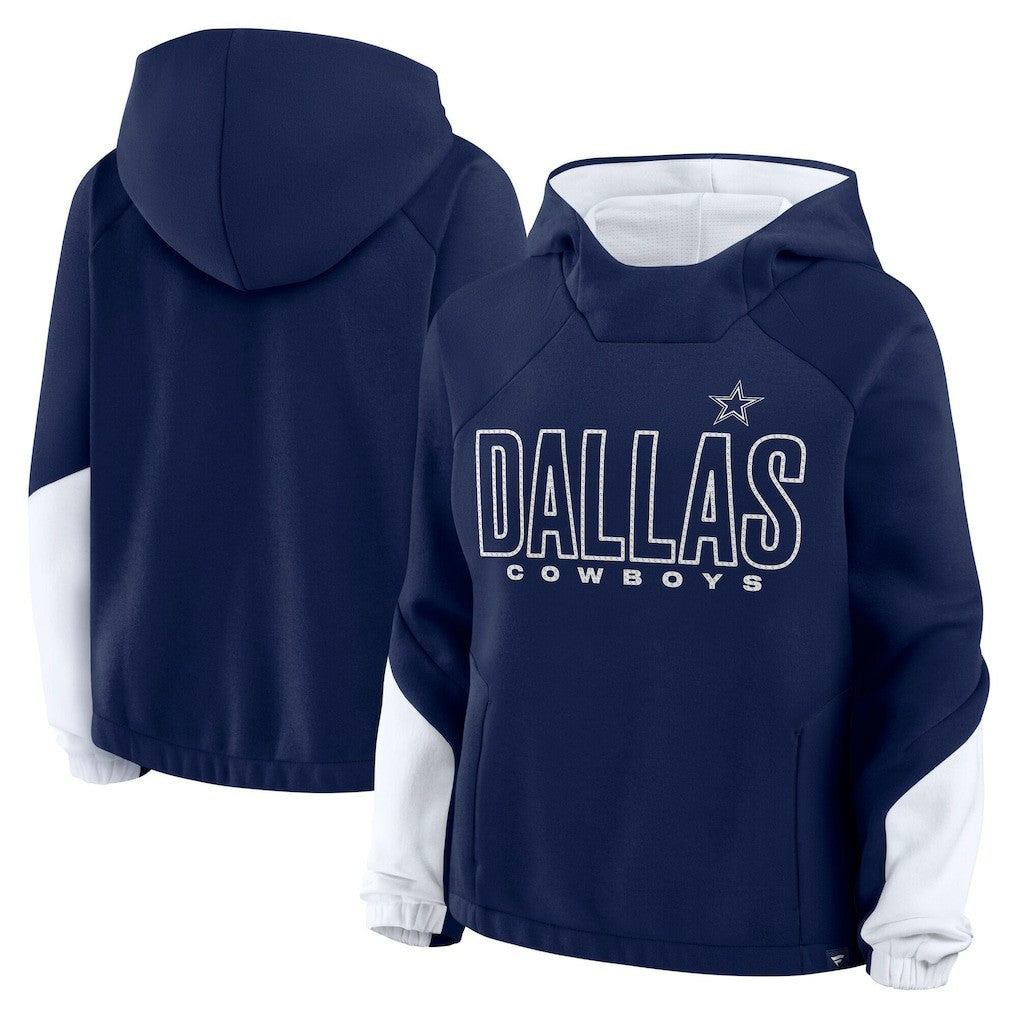 Dallas Cowboys Women's Play Clock Bling Hoodie - Navy online