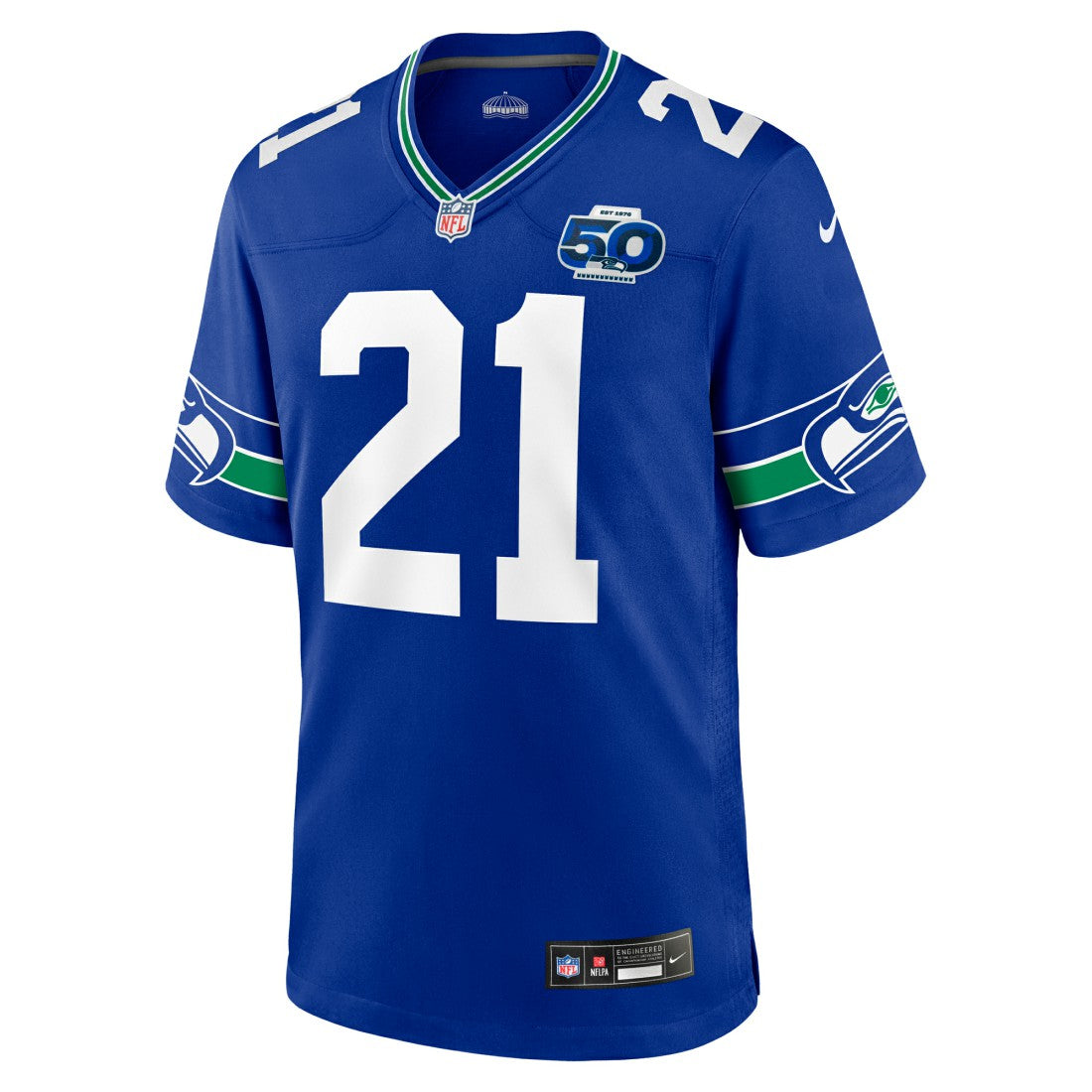 Devon Witherspoon Seattle Seahawks Alternate 50th Season Game Jersey - Royal sale