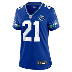 Devon Witherspoon Seattle Seahawks Women's Alternate 50th Season Game Jersey - Royal on sale