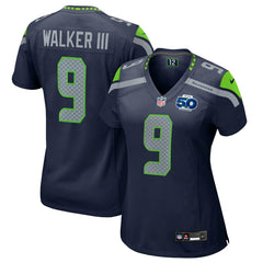 Kenneth Walker III Seattle Seahawks Women's 50th Season Game Jersey - College Navy cheap