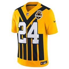 Joey Porter Jr. Pittsburgh Steelers Alternate 1933 Throwback Vapor F.U.S.E. Limited Jersey - Gold cheap