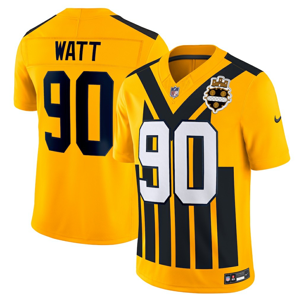 T.J. Watt Pittsburgh Steelers Alternate Vapor F.U.S.E. Limited Jersey - Gold cheap