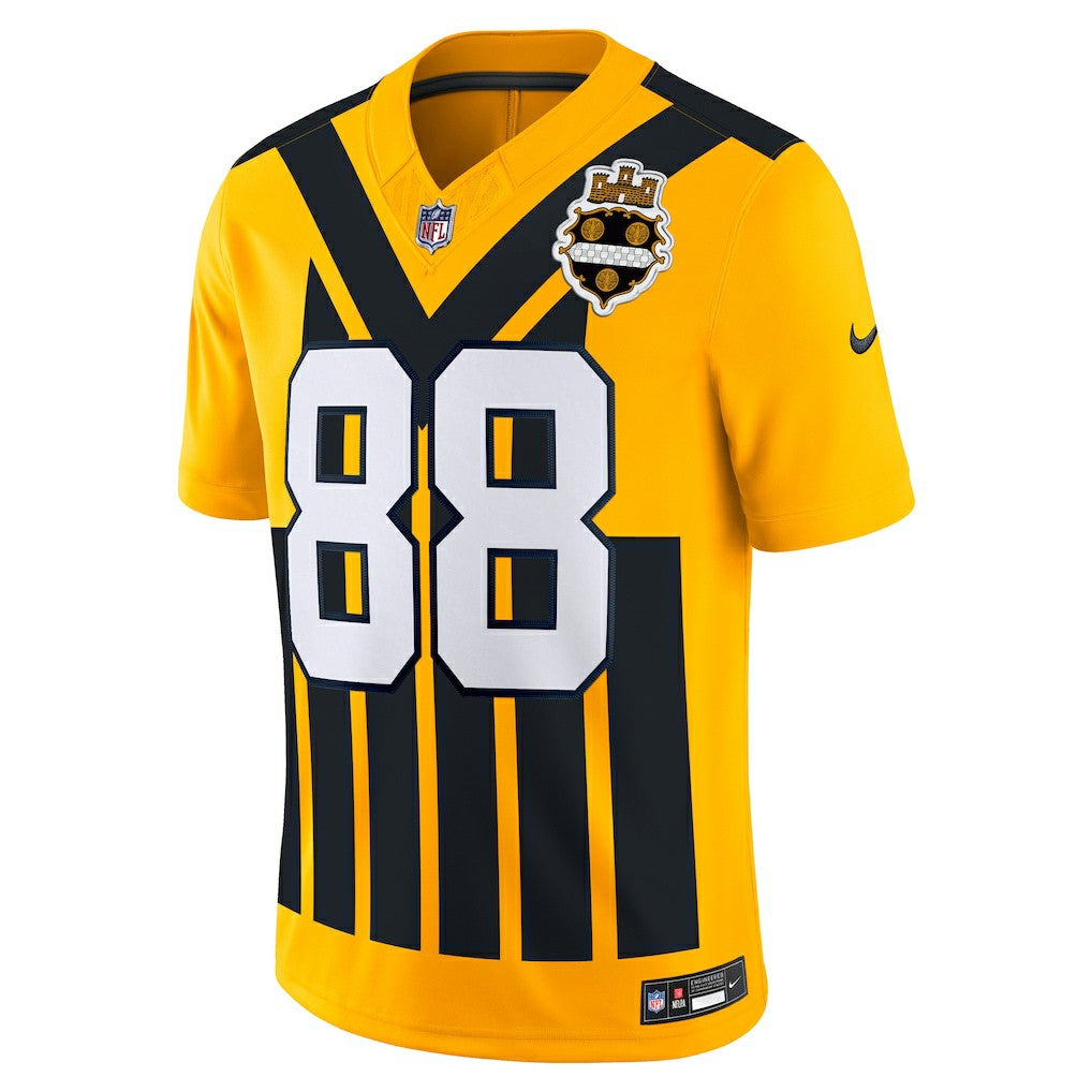 Pat Freiermuth Pittsburgh Steelers Alternate Vapor F.U.S.E. Limited Jersey - Gold cheap