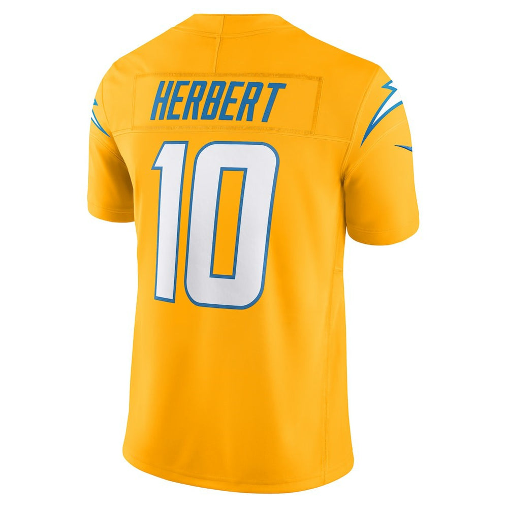 Justin Herbert Los Angeles Chargers Alternate Charger Power Vapor F.U.S.E. Limited Jersey - Gold online