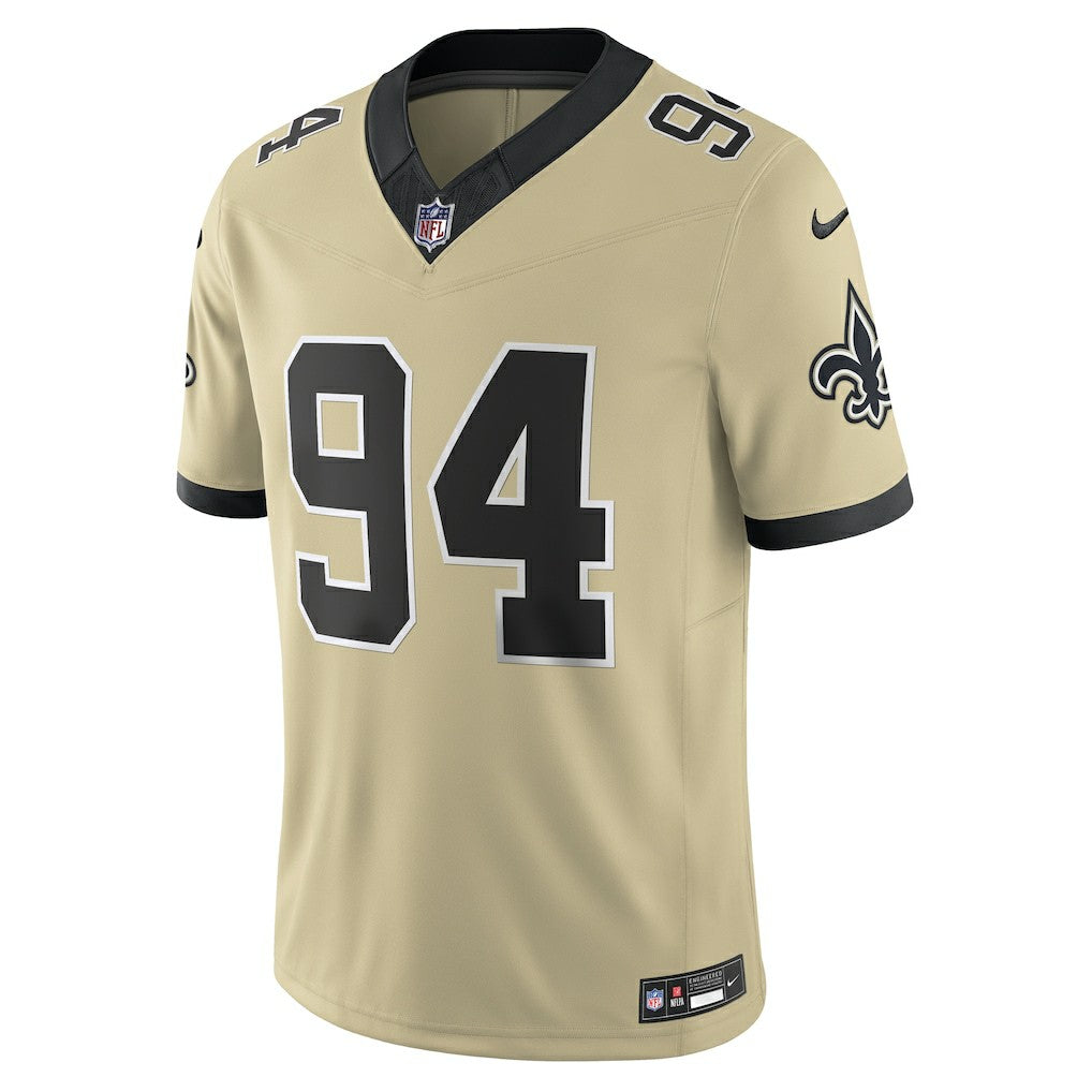 Cameron Jordan New Orleans Saints Gameday Golds Alternate Vapor F.U.S.E. Limited Jersey - Gold discount