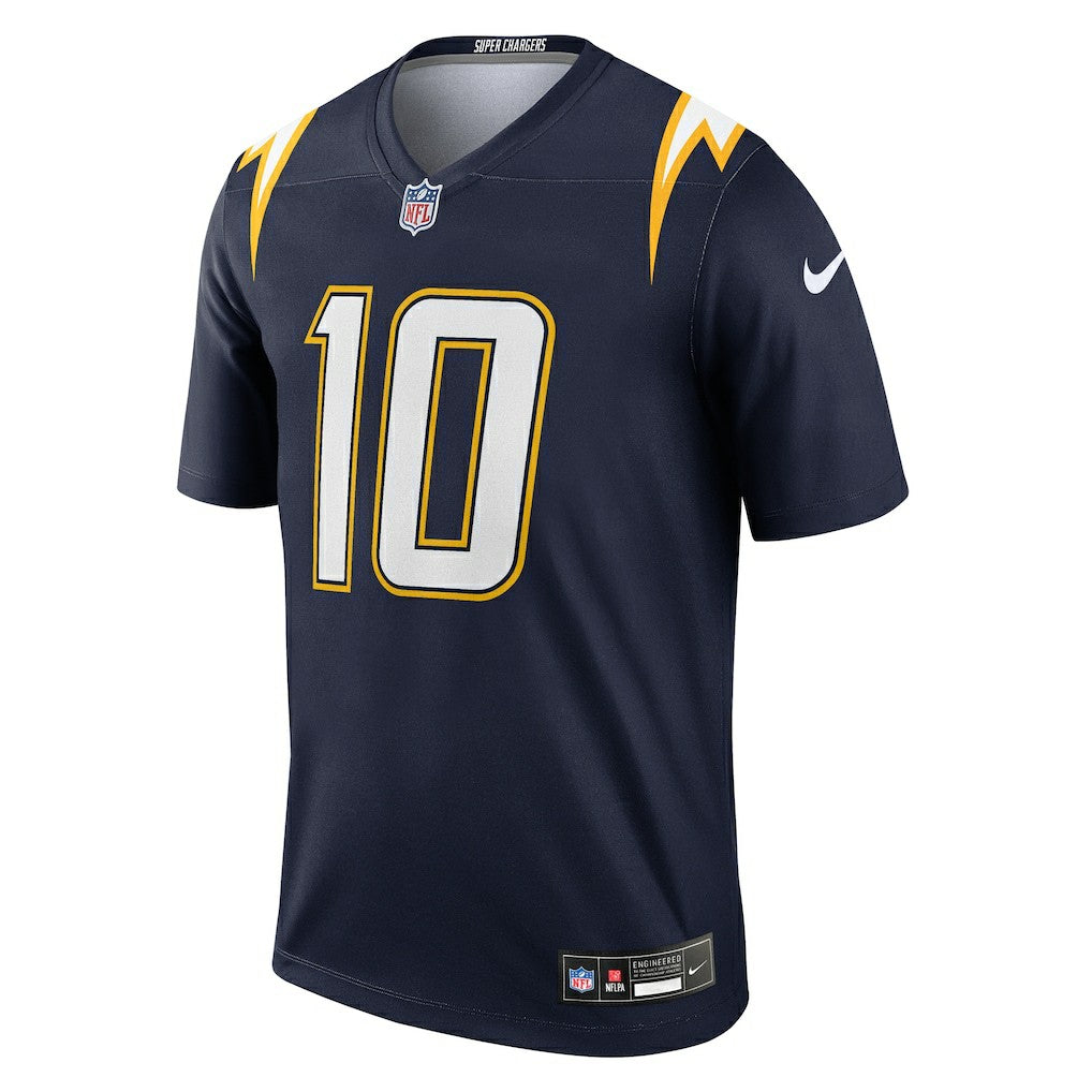Justin Herbert Los Angeles Chargers Alternate Super Chargers Legend Player Performance Top - Navy on sale