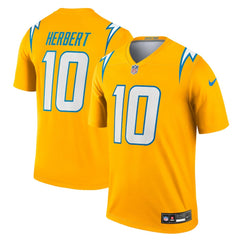 Justin Herbert Los Angeles Chargers Alternate Charger Power Legend Player Performance Top - Gold sale