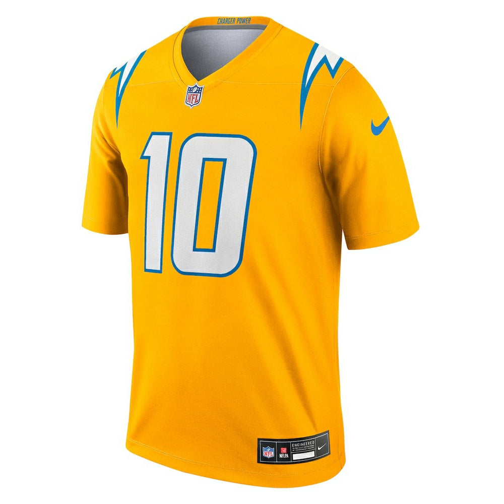 Justin Herbert Los Angeles Chargers Alternate Charger Power Legend Player Performance Top - Gold sale