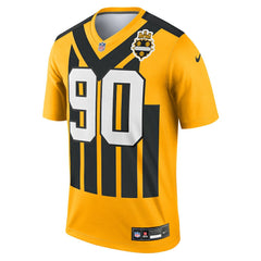 T.J. Watt Pittsburgh Steelers Alternate 1933 Throwback Legend Player Performance Top - Gold for sale