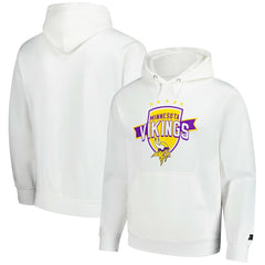 Minnesota Vikings Starter Vintage Pullover Hoodie - White sale