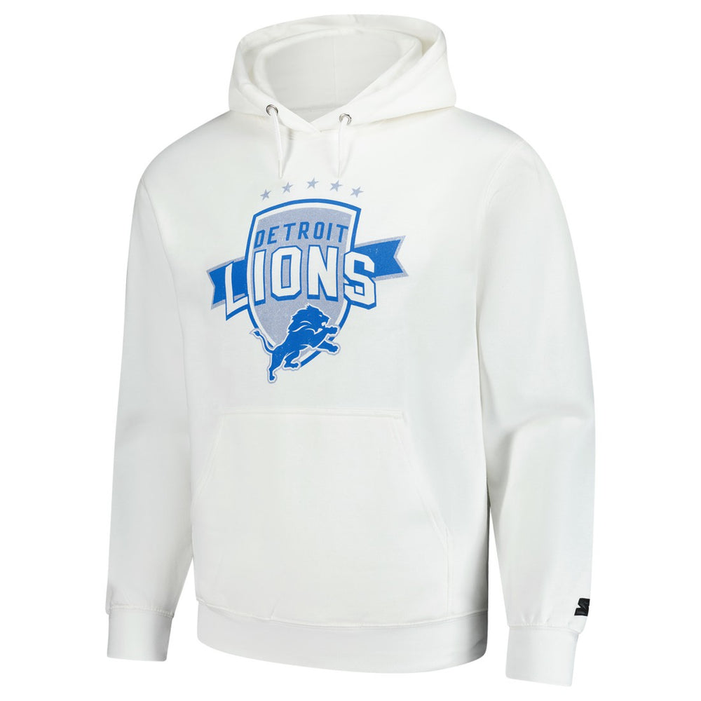 Detroit Lions Starter Vintage Pullover Hoodie - White on sale