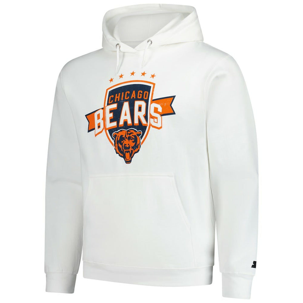 Chicago Bears Starter Vintage Pullover Hoodie - White online