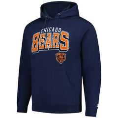 Chicago Bears Starter Vintage Pullover Hoodie - Navy cheap