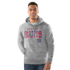 New York Giants Starter Vintage Pullover Hoodie - Heather Gray discount