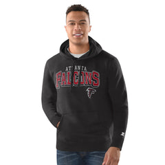 Atlanta Falcons Starter Vintage Pullover Hoodie - Black outlet