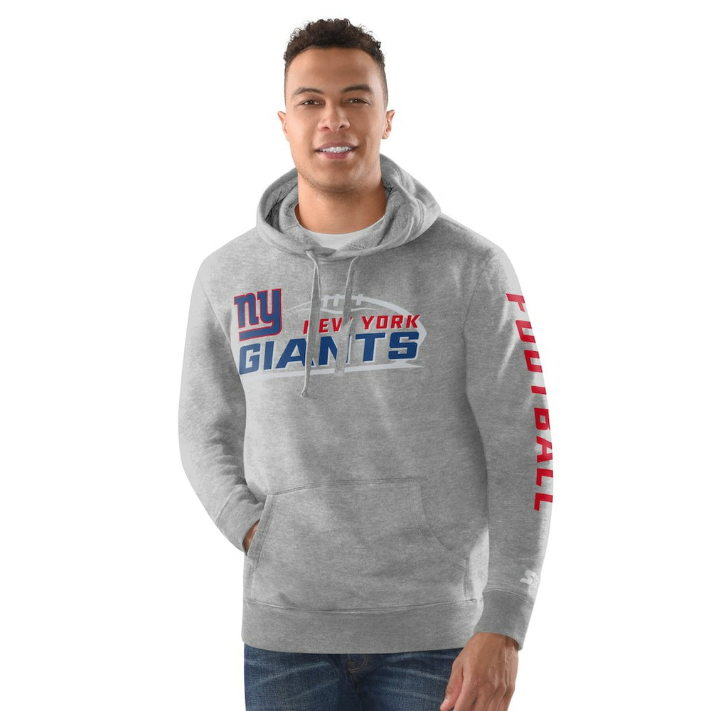 New York Giants Starter Vintage Pullover Hoodie - Heather Gray online